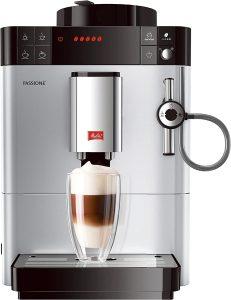 Machine à café Melitta avec broyeur Caffeo Passione, Argent, F53/0-101
