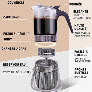 VeoHome Cafetière Italienne