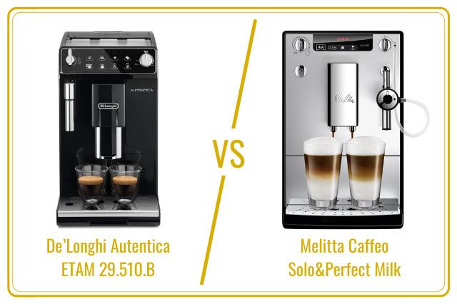 DeLonghi Autentica ETAM 29.510.B VS Melitta Caffeo Solo&Perfect